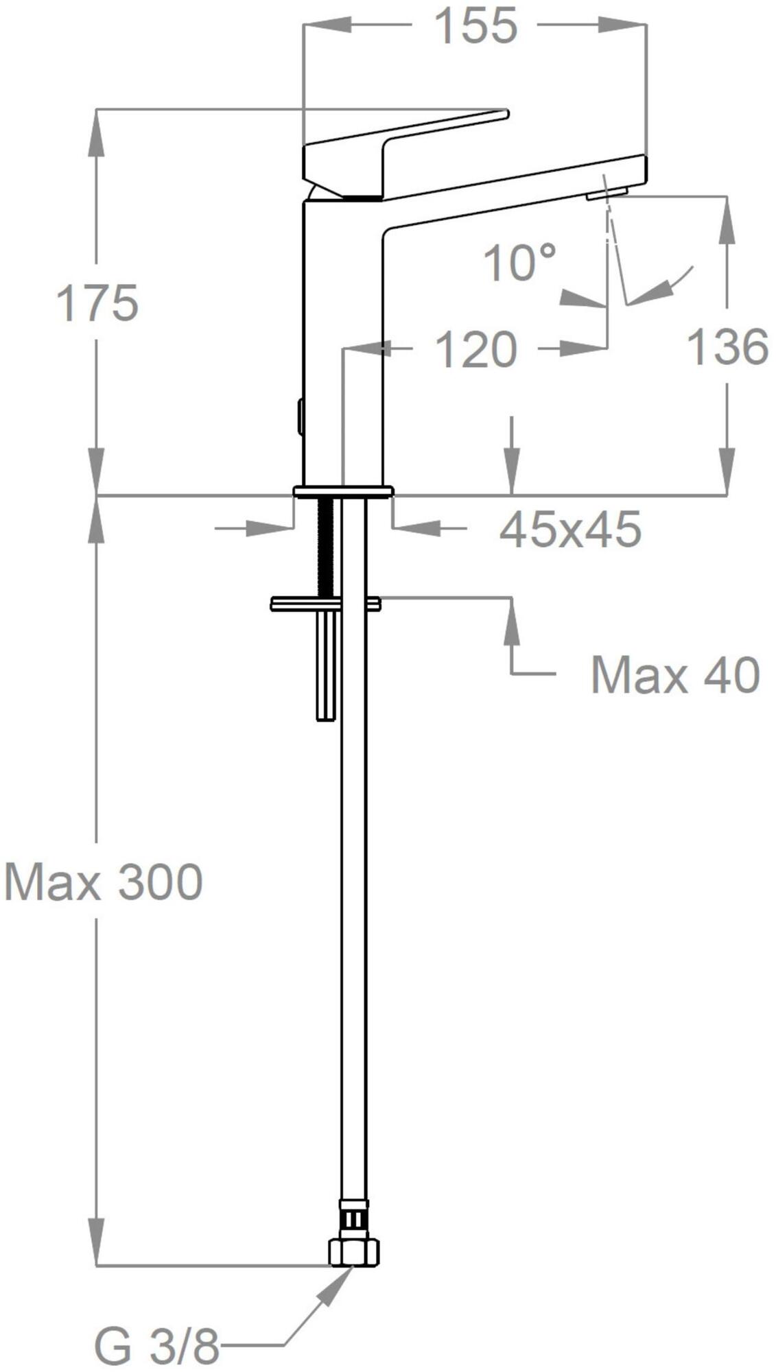 Fir Italia Смеситель для умывальника, однорычажный The outfit 6311200_2 - Вид №2