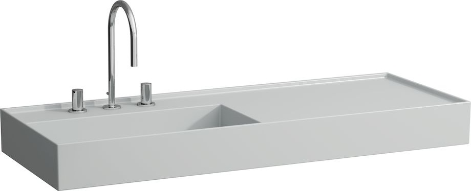 H8133324001581 Раковина, полочка справа, со специальным скрытым сливом LAUFEN PRO - Вид №9