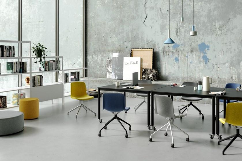 Grado Design Поворотное офисное кресло из ткани с 4 спицами и колесами Every Eve-ch-14/eve-ch-14u - Вид №1