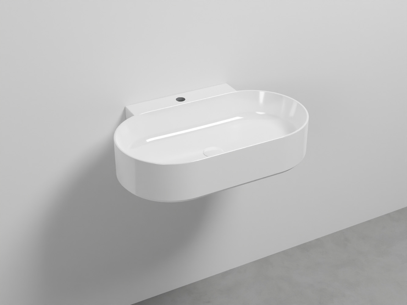 MRLS70-BL Ovale 70 одно отверстие cielo Mare Ceramica Cielo