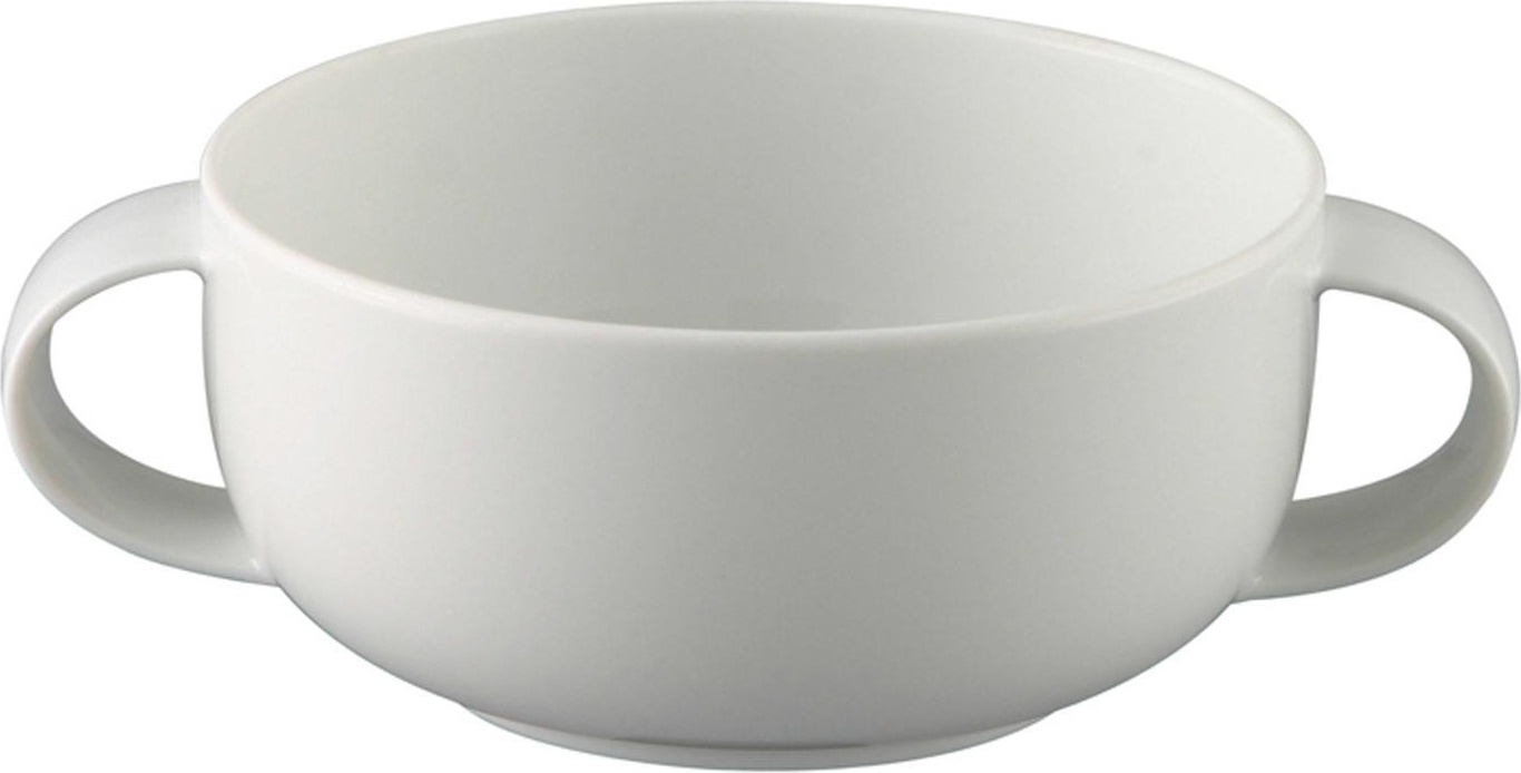 72390 Rosenthal Чашка суповая с блюдцем Rosenthal Суоми 300мл, фарфор, белая Фарфор 