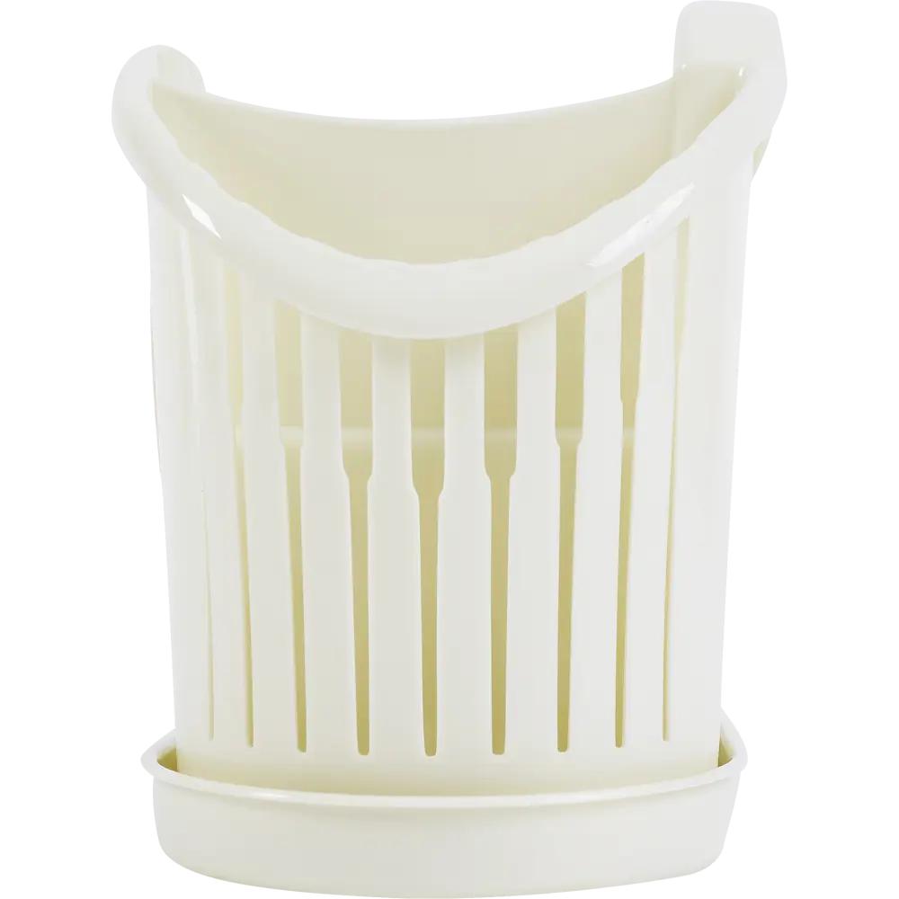 Сушилка для столовых приборов MIO, 19,5х17х17,5 см, полипропилен, цвет молочный MARTIKA STLM-2182918 - Вид №2