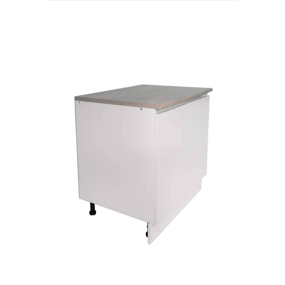 Кухонный шкаф напольный Миус 80x85x60 см ЛДСП цвет белый 89387889 STLM-2094121 Santreyd - Вид №3