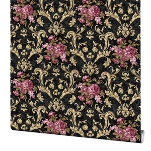 Обои флизелиновые Erismann Elegance чёрные 1.06 м 3499-8 82136411 STLM-2189954