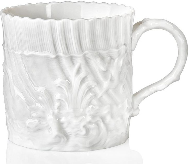 73919 Meissen Кружка Meissen "Лебединый сервиз" (белый рельеф), 200мл, п/к Фарфор, Керамика 