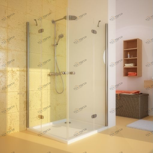 Душевая кабина 75x75 GK-104 стекло прозрачное GUTEWETTER LUX SQUARE 75X75GK104