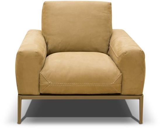 Rossini Sofas Мягкое кожаное кресло с подлокотниками Chic sun-id-1344848 - Вид №1