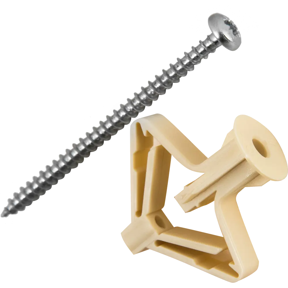 Анкер для ГСК с шурупом Standers 10x60 мм, 10 шт STLM-2073369 - Вид №2