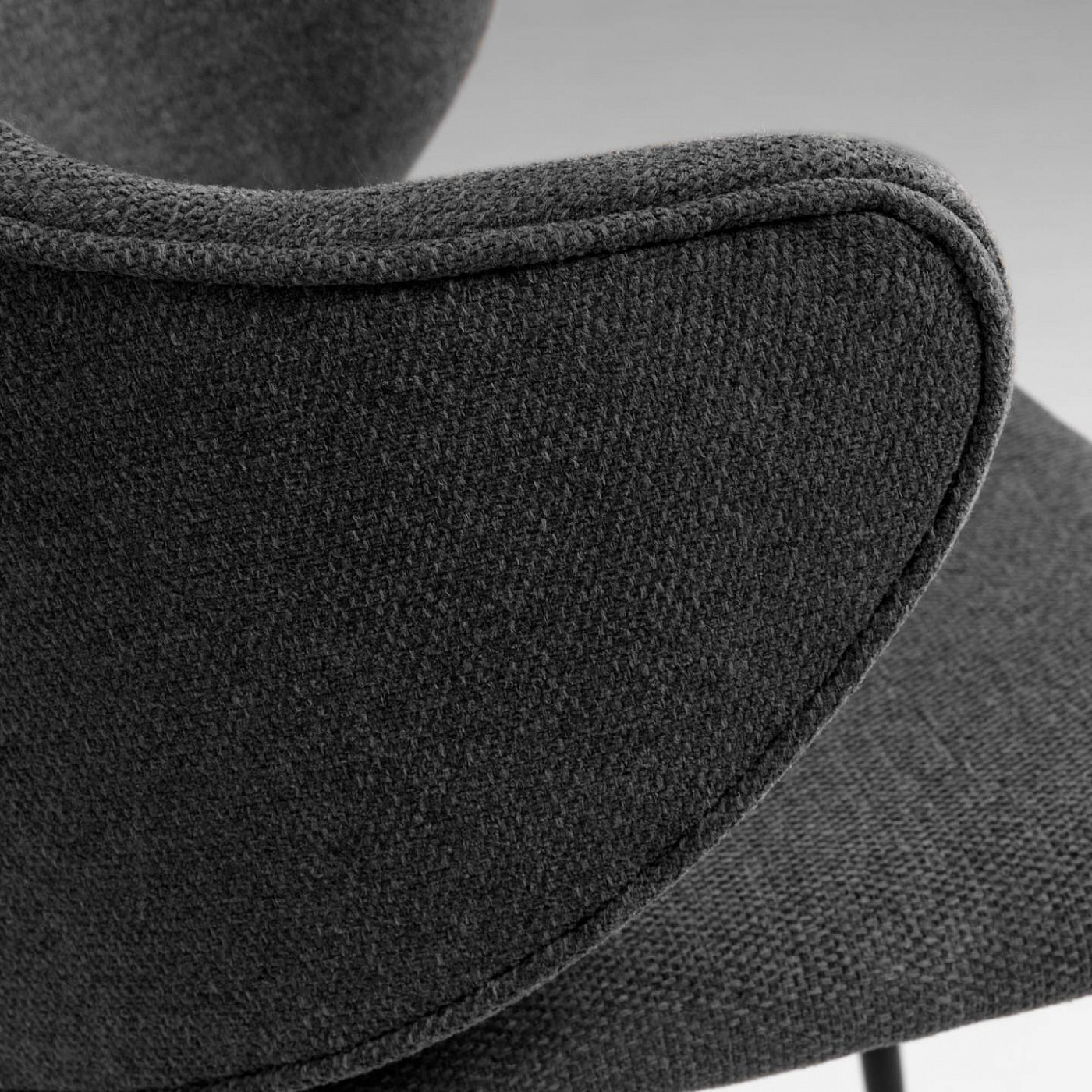 083942 Кресло металлическое графит La Forma Suanne  - Вид №2