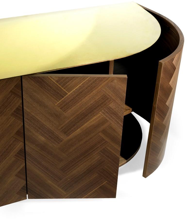 Deadgood Комод из фанерованной древесины с распашными дверцами Parq life Pl1 - Вид №2