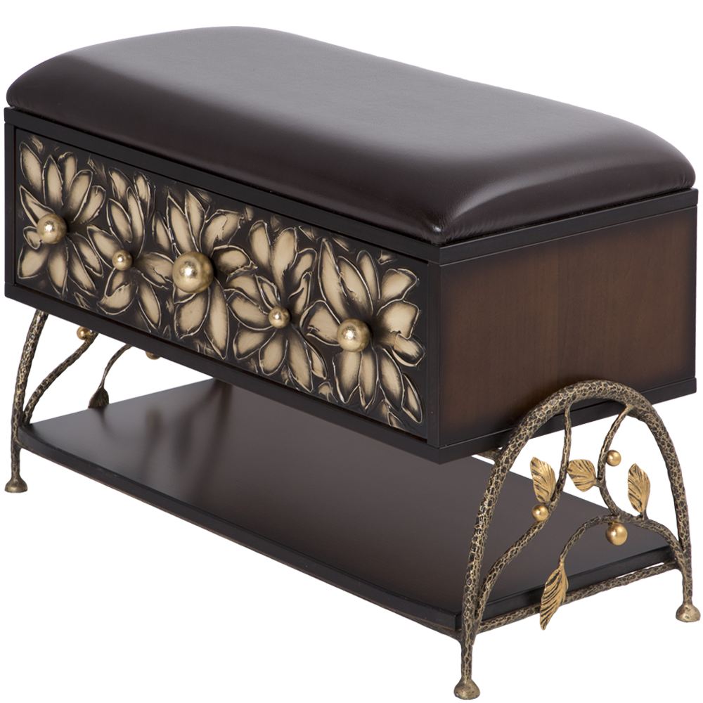 15011,14079 Настенная прихожая Терра Каштан с зеркалом BOGACHO 4627196590427, 4627196590441 - Вид №12