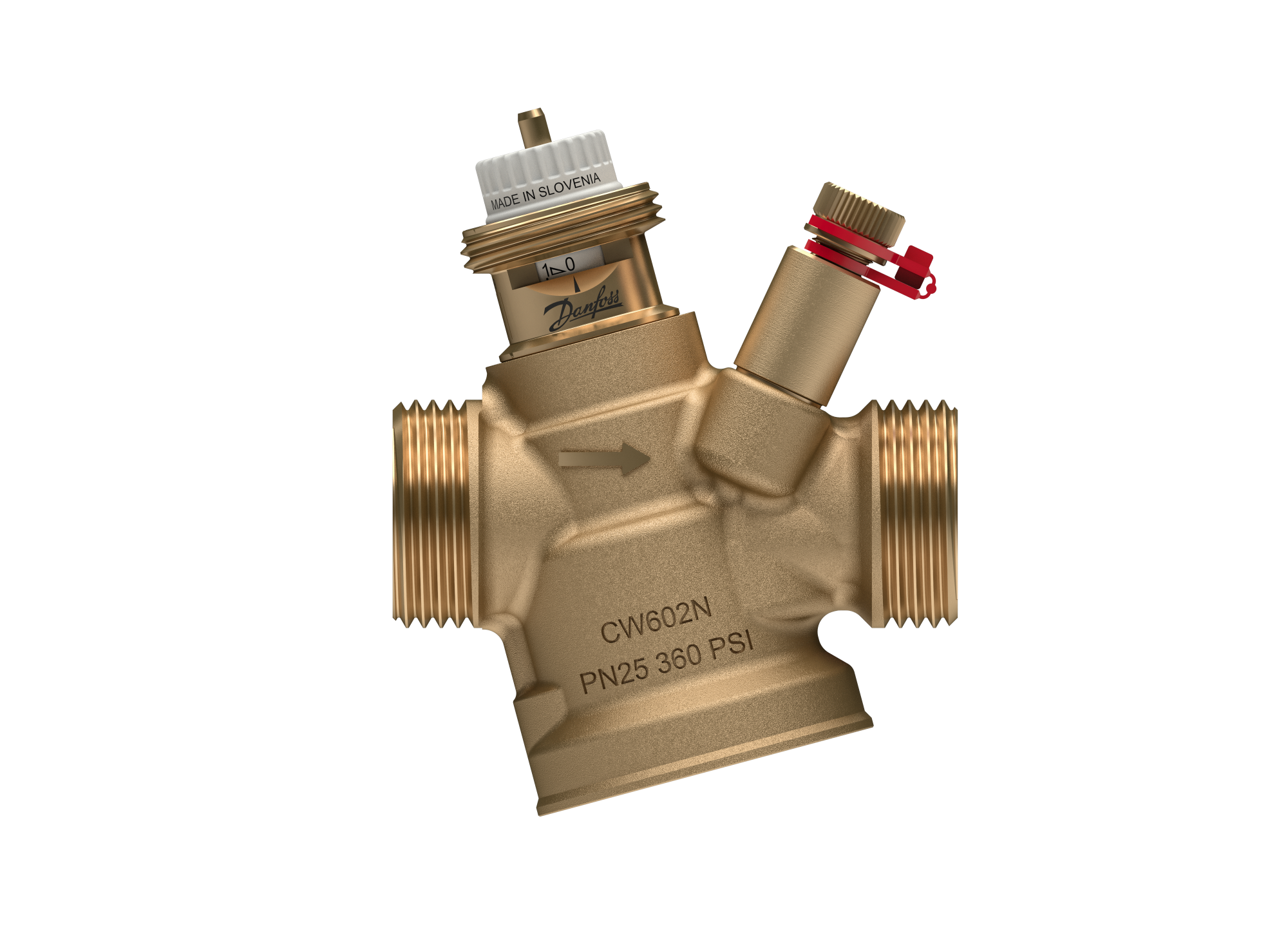 Danfoss Комбинированный балансировочный клапан AQT 4.0 AQT DN 20 с изм. нип., внутр.резьба 003Z8273 