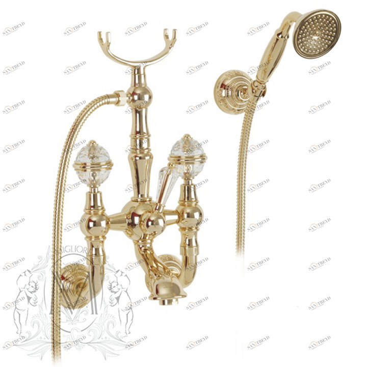 Смеситель MIGLIORE.CRistalia ML.CRS-3702.DO для ванны/душа, золото 