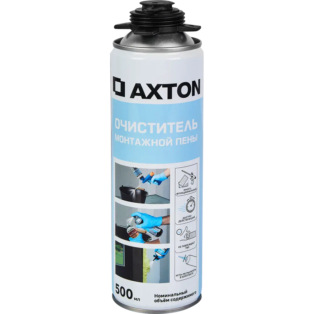 Axton Professional - очиститель монтажной пены 500 мл с распылителем 89351885 STLM-0855718