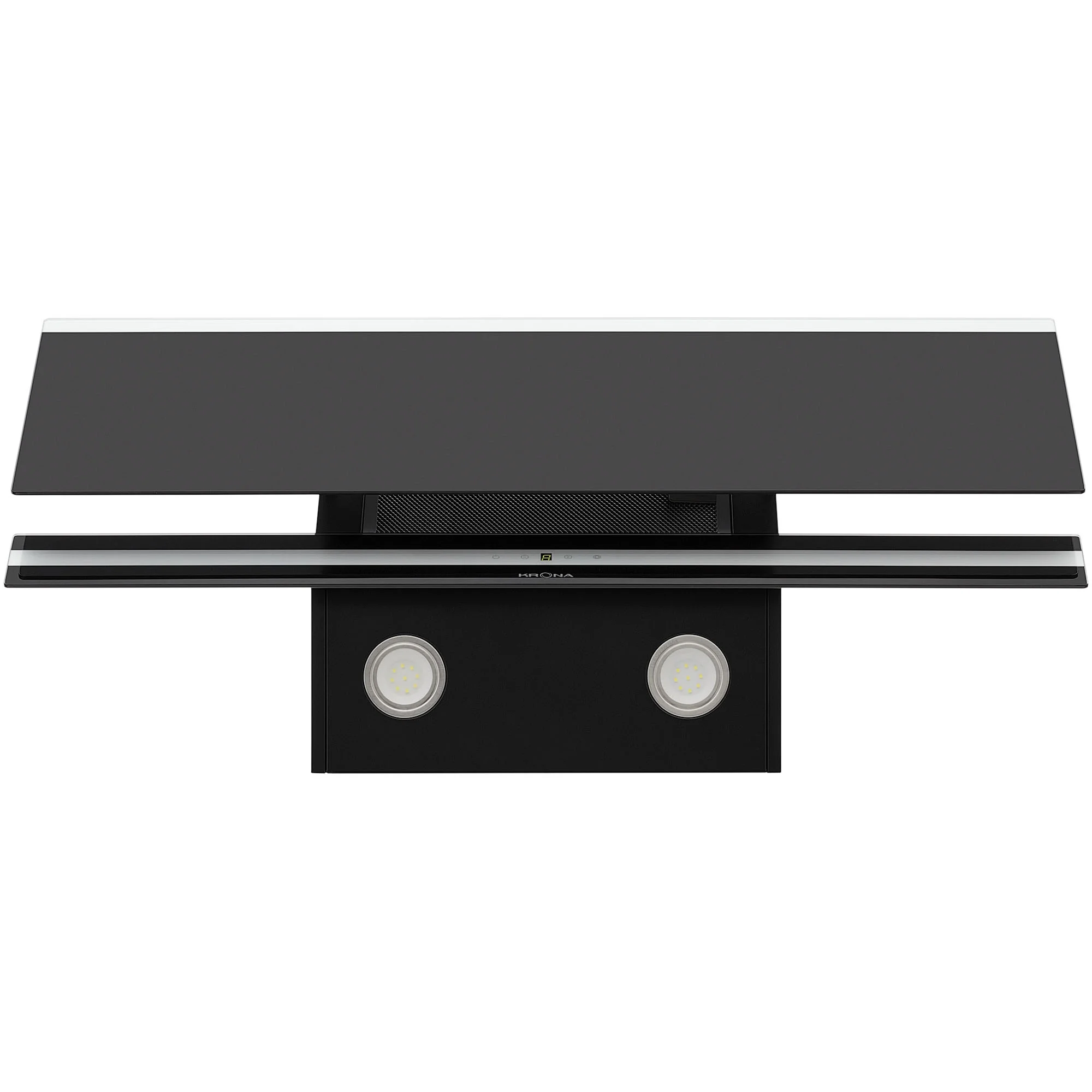 9214323 Вытяжка наклонная KRONA IRMA A 900 black S черный/серебристый KRONA1 STDN-0144565 - Вид №9