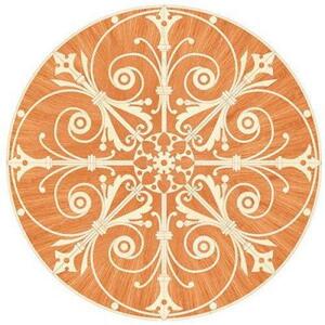 Художественный паркет Da Vinci Розетка 26-156 Дуб Селект (Гладкая) х1000диаметр мм.