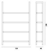 GARDA DESIGN Книжный шкаф из листового металла sun-id-1479390 - Вид №4