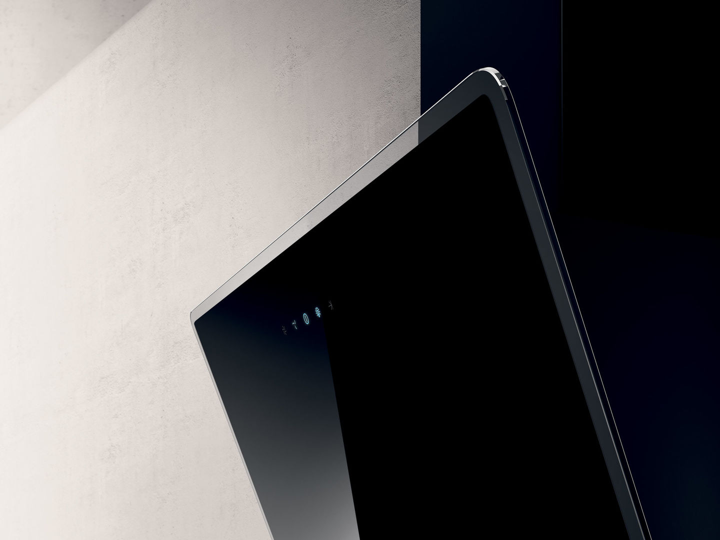 SHIRE BK/A/60 NO PLUG-PRF0143990A Вытяжки / наклонная, 60см, 1200 м3, сенсорное управление, черное стекло Elica  - Вид №1