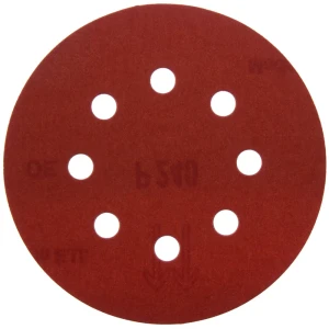 Абразивный круг Velcro Dexter P240, 8 отверстий, D125 мм, 5 шт. 13824121 STLM-2056410