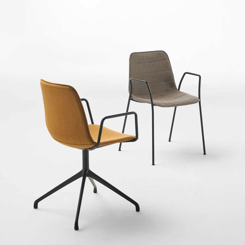 Офисное кресло из ткани с подлокотниками на насесте INCLASS Varya Tapiz ARCH-00133669 - Вид №2