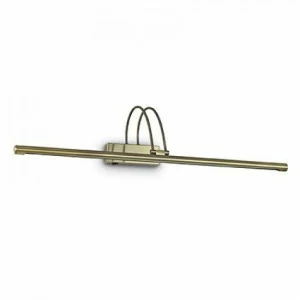 Подсветка для картин Ideal Lux Bow AP114 Ottone Satinato IDEAL LUX BOW 109401 Золотой