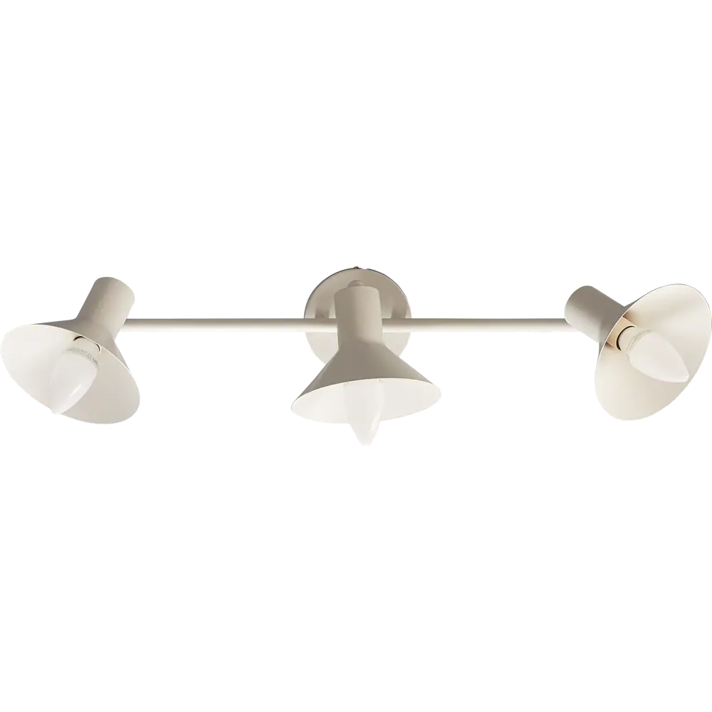 Спот поворотный Crater L1166-3, 3 лампы, 9 м², цвет белый LAMPLANDIA STLM-2180087 - Вид №1