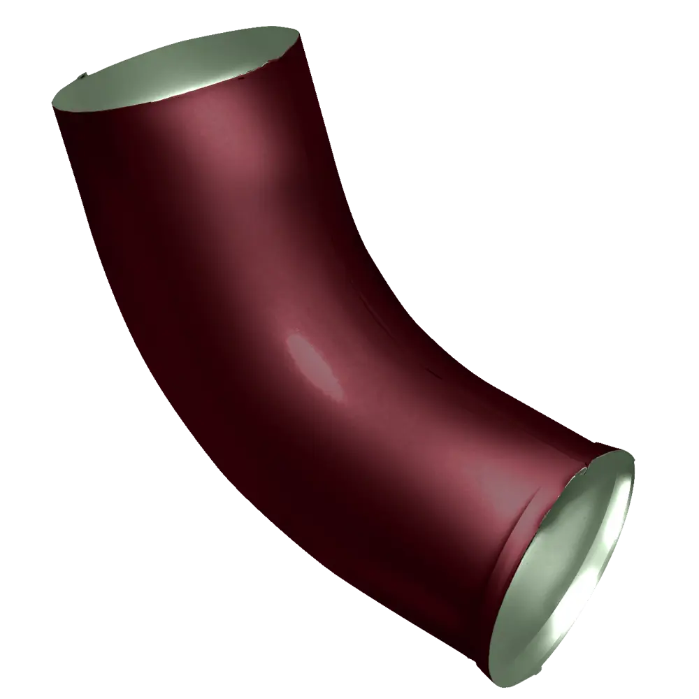 Колено стока РЕ 90 мм цвет красный Grand Line STLM-2169453