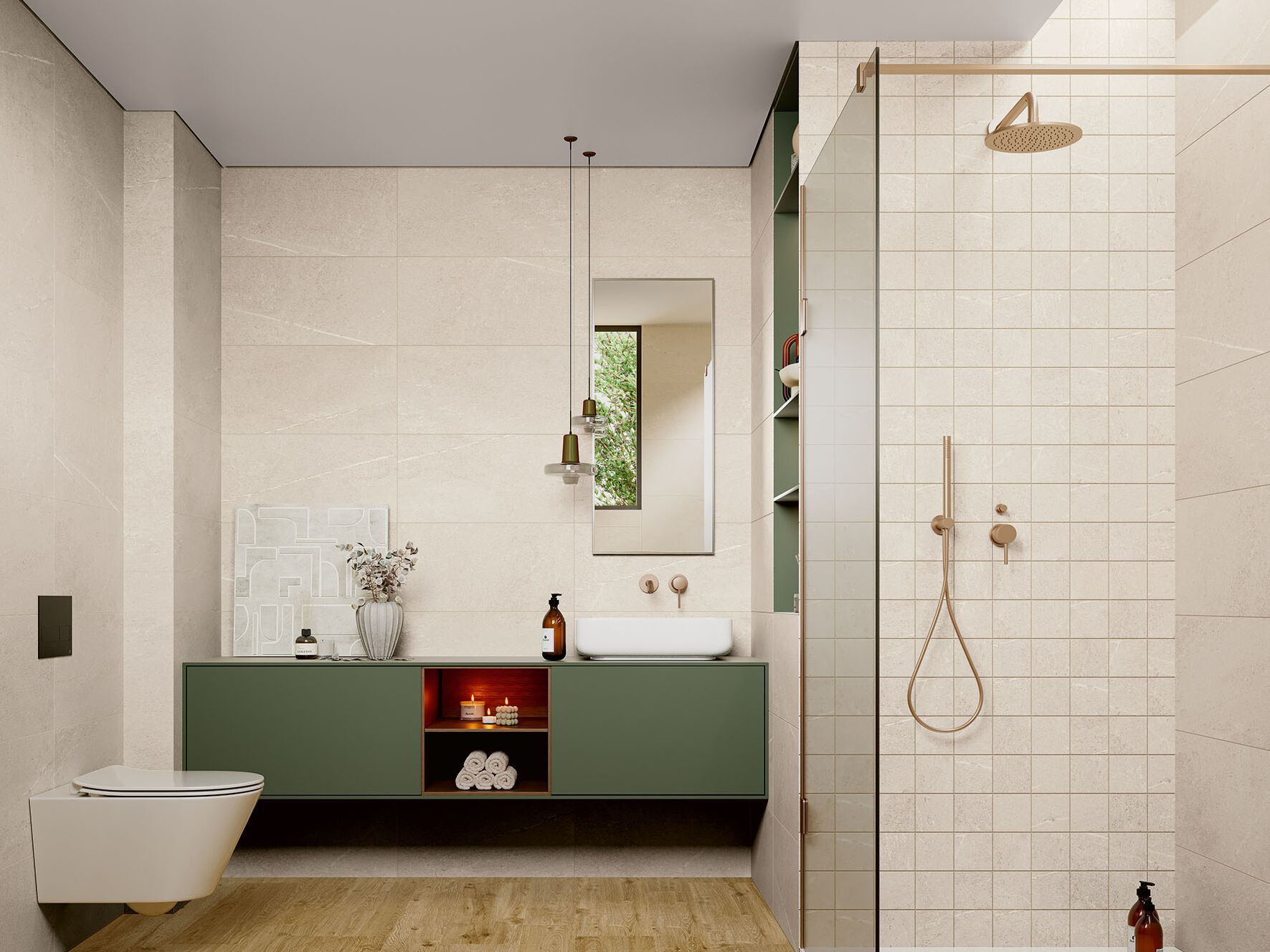 Пол/покрытие из глазурованной керамогранита для внутренних и наружных работ RECER Native ARCH-00140691 - Вид №1