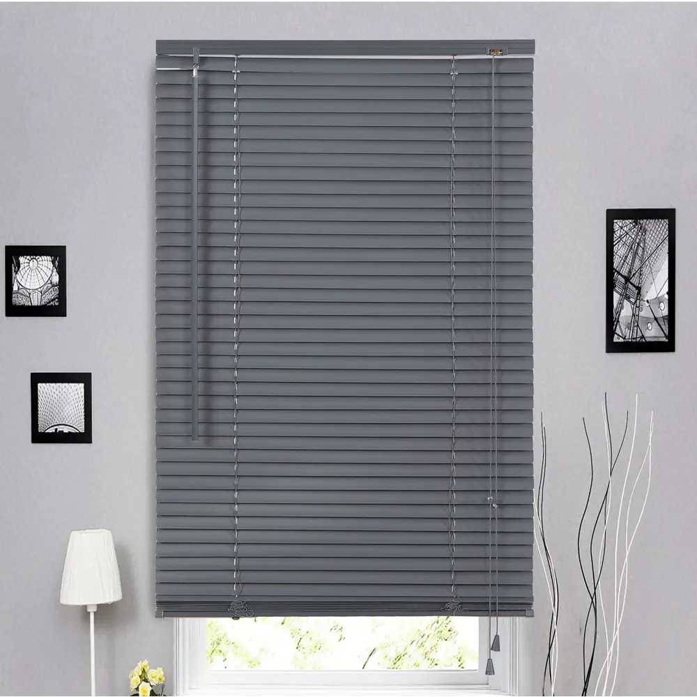 Жалюзи 70x155 см ПВХ цвет графит Santreyd Жалюзи ПВХ STLM-2158328 - Вид №3