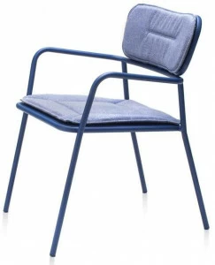 Garda Furniture Штабелируемый металлический садовый стул со встроенной подушкой Totem Gt01be