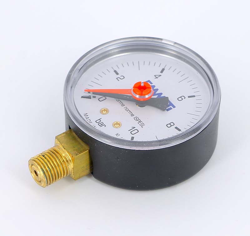 Манометр радиальный 1/4" 63 мм EMMETI 10 бар 00612010 - Вид №1