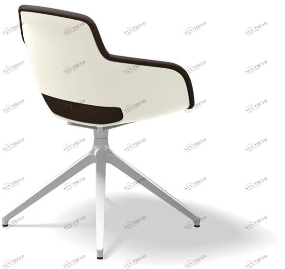 Sinetica Стул на козлах из полиуретана с подлокотниками Captain sun-id-1478130