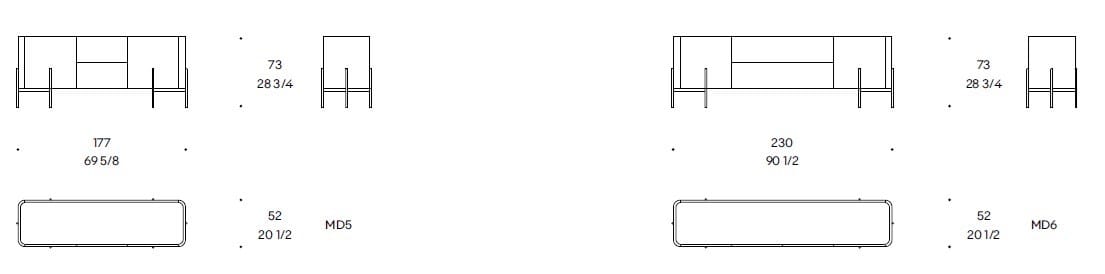 Шкаф из фанеры с ящиками Liu Jo Living Collection ARCH-00143645 - Вид №8