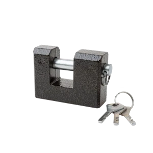 Навесной замок с ключом Абсолют 90x65 мм