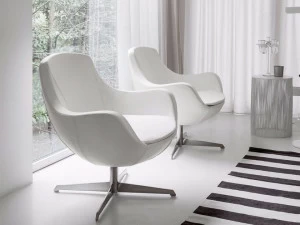 Dall'Agnese Кресло со съемным чехлом из кожи с 4 спицами