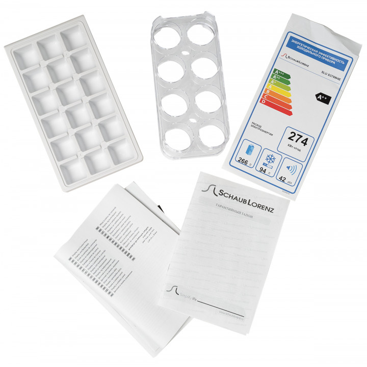 9245492 Холодильник с морозильником   Schaub Lorenz SLU S379W4E белый STDN-0102832 - Вид №17