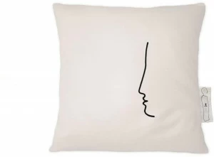 Kiasmo Квадратная подушка из льна Notes Kdcn6