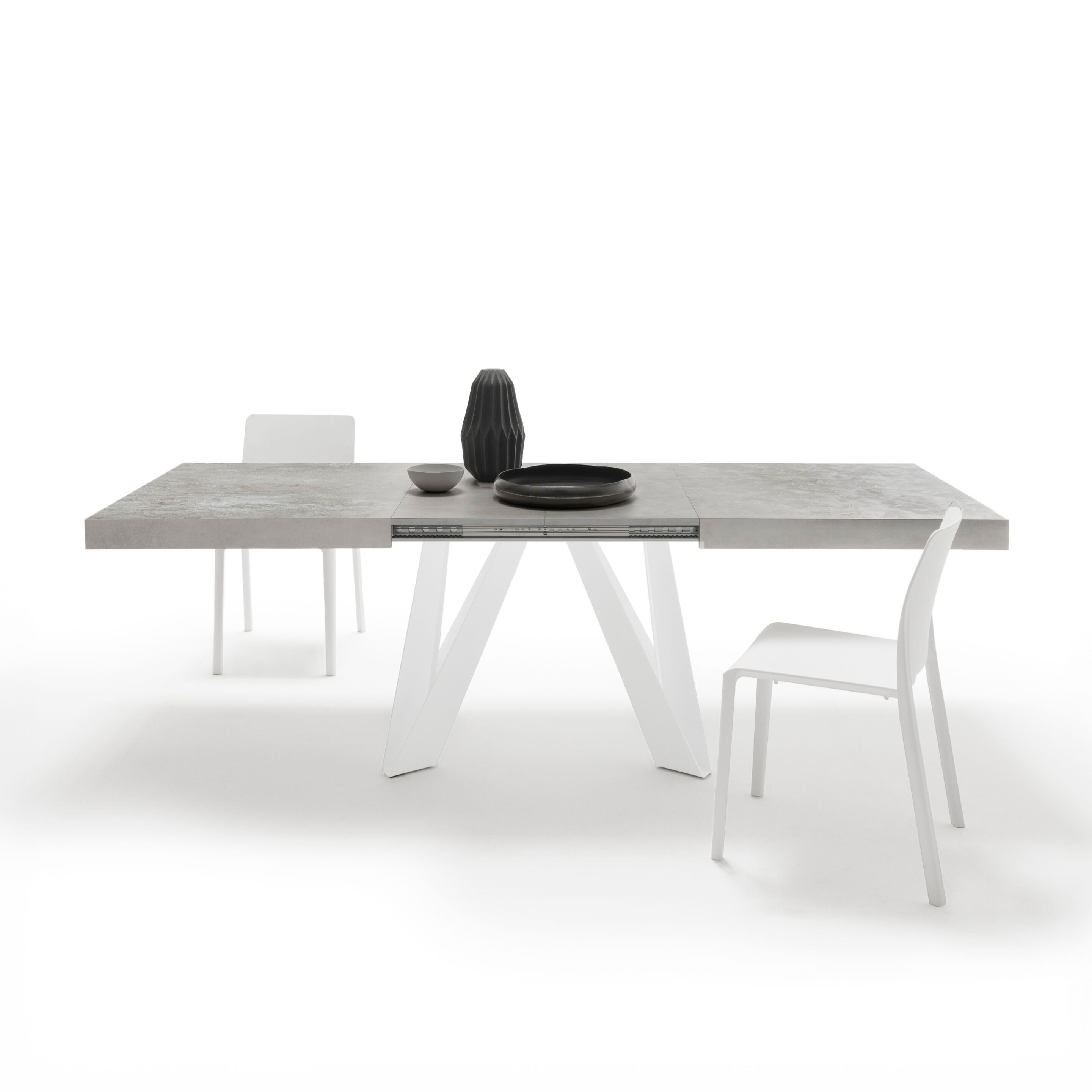 Выдвижной прямоугольный стол из железа с меламиновой столешницей Mobili Fiver ROMINA ARCH-00069646 - Вид №36