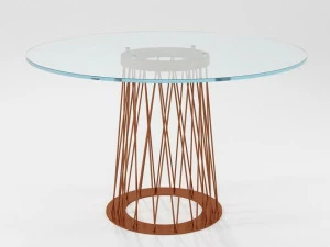 Barel Круглый обеденный стол из хрусталя Sistema santiago
