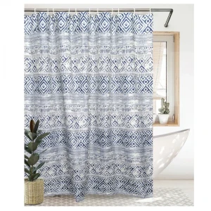 BATH PLUS Штора для душа Charme серо-синяя 180х200 см 89380455