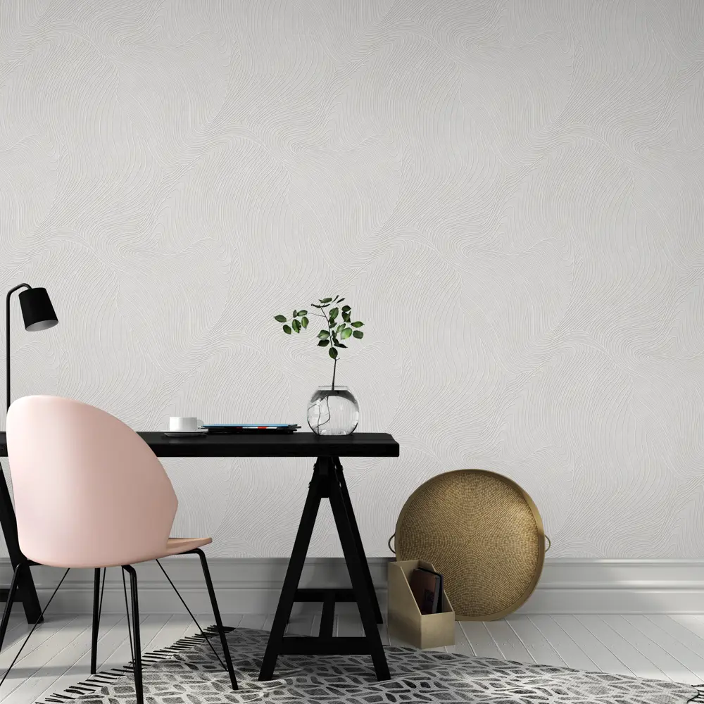 Обои флизелиновые Euro Decor Matisse серые 1.06 м 1131-00 81961321 STLM-2171738 - Вид №3