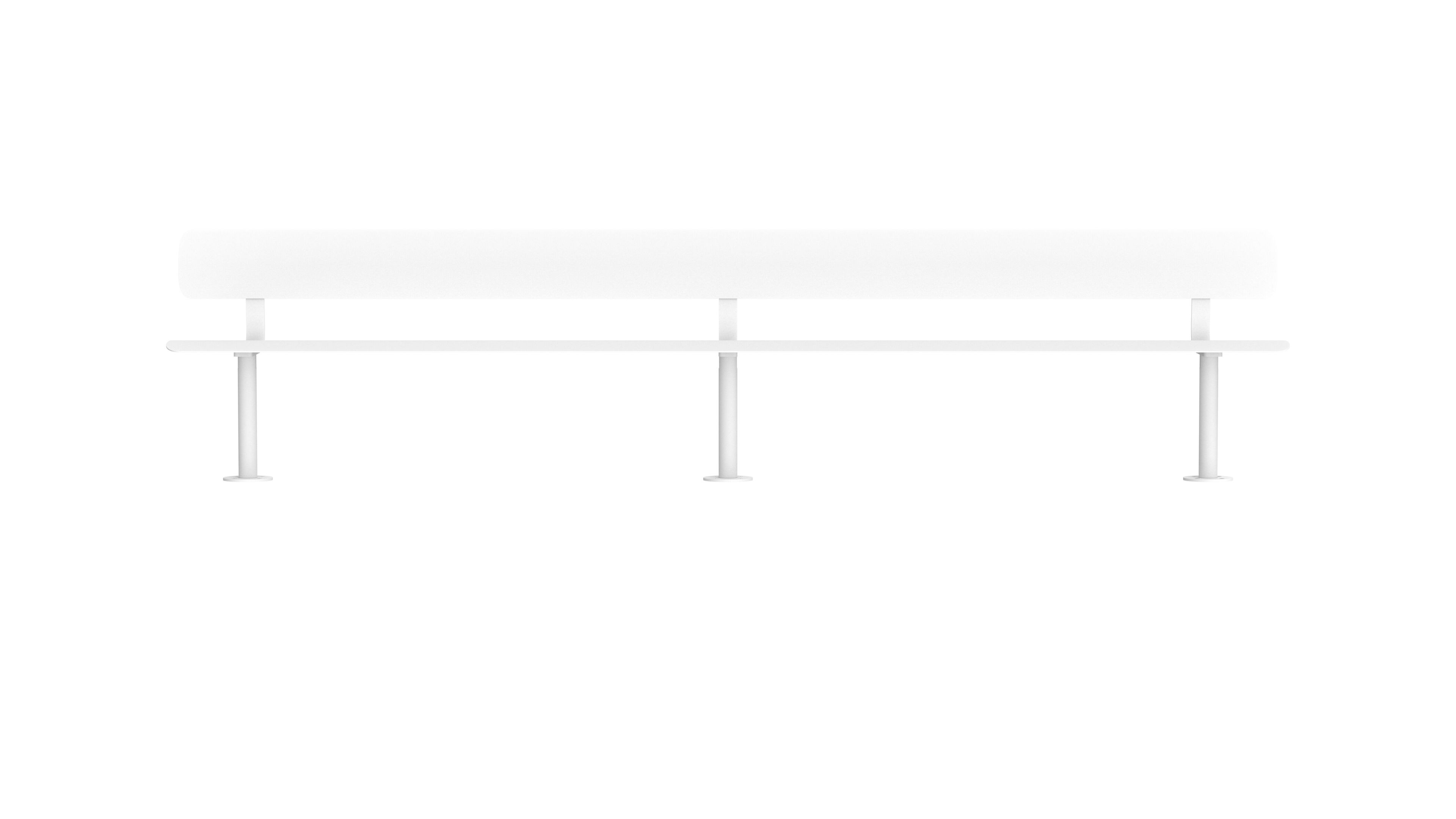 Стальная скамья с порошковым покрытием со спинкой FUNCTIONALS BEN ARCH-00041367 - Вид №97