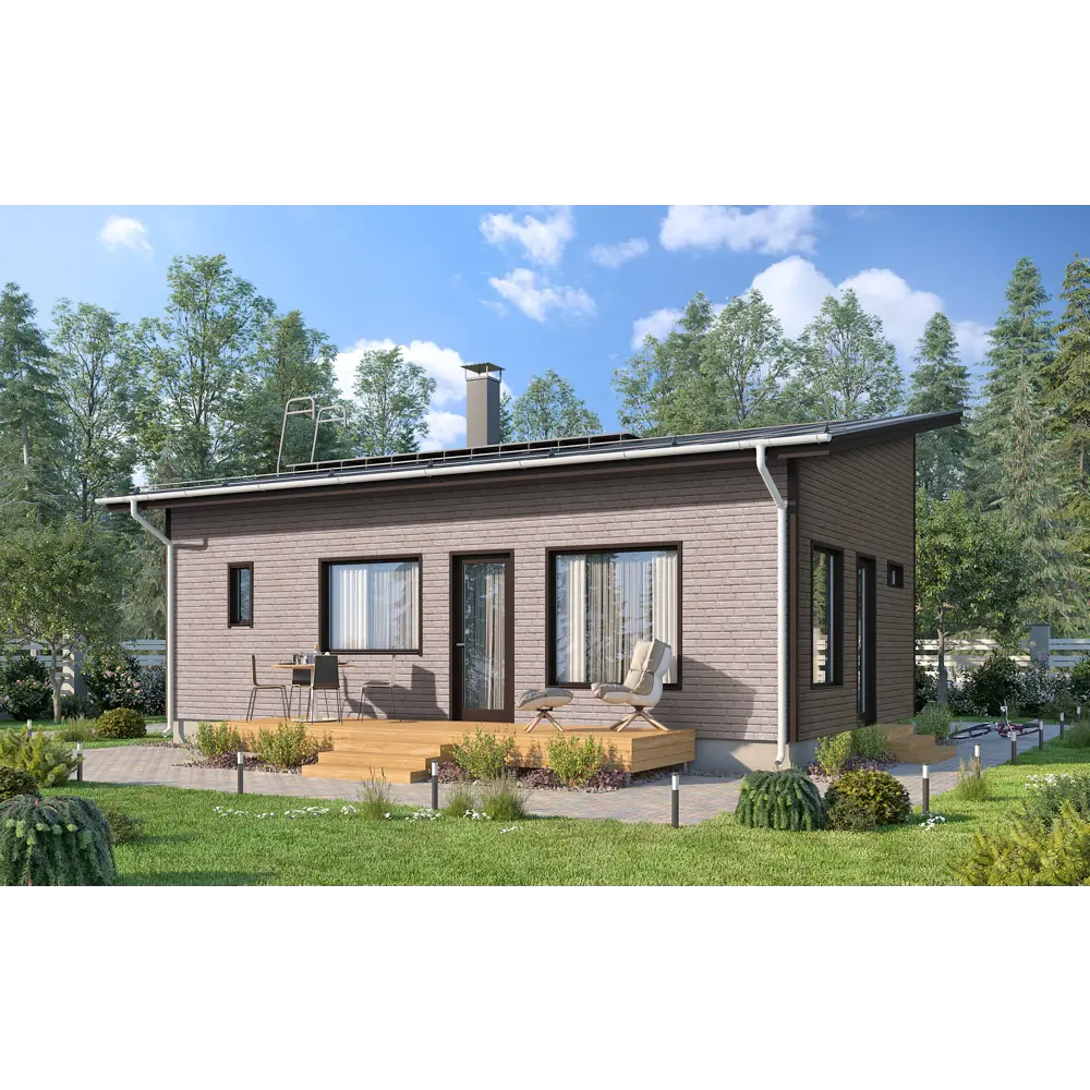 Сайдинг ПВХ кирпич 2 м белый 88601902 STLM-2005821 FINEBER BrickHouse - Вид №3