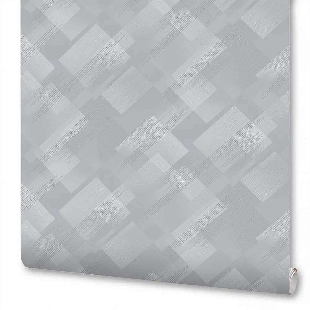 Флизелиновые обои New Age Dinamica серые с геометрическим рисунком 89425041 STLM-1570102