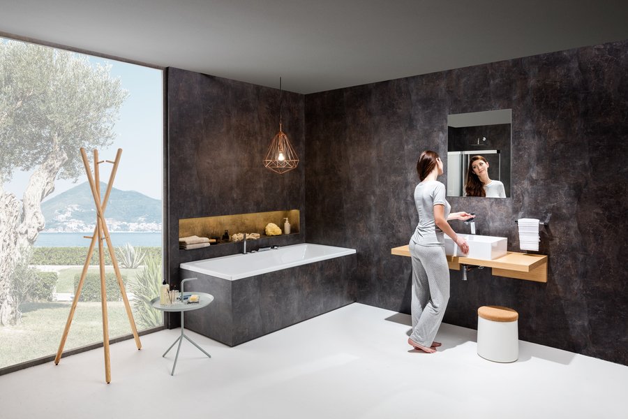 Столешница под раковину L 1000 темный орех Ravak X000000837 - Вид №17