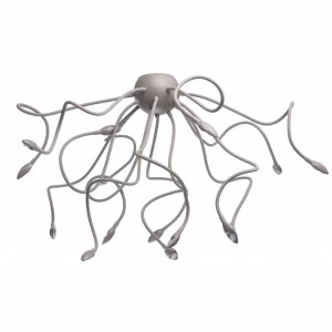 Потолочная светодиодная люстра De Markt Зиген 646011115 DE MARKT ДИЗАЙНЕРСКИЕ, ЗИГЕН 220163 Серый