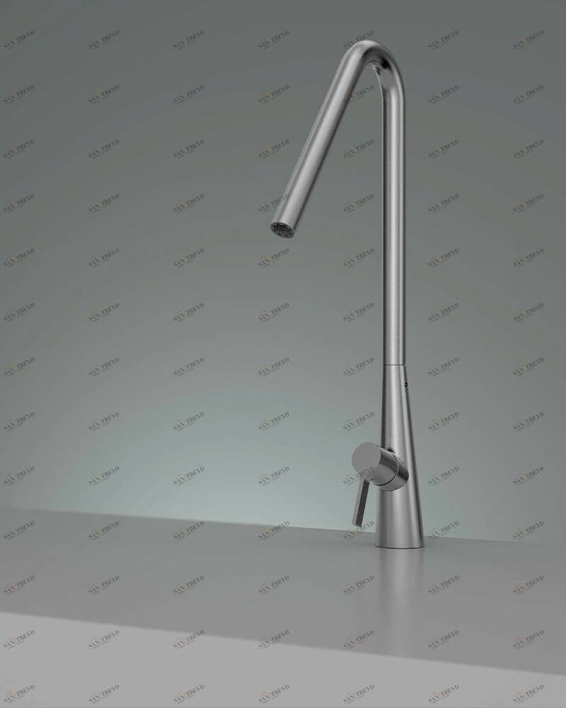 Inox. 360/1. Смеситель для кухонной мойки Quadrodesign