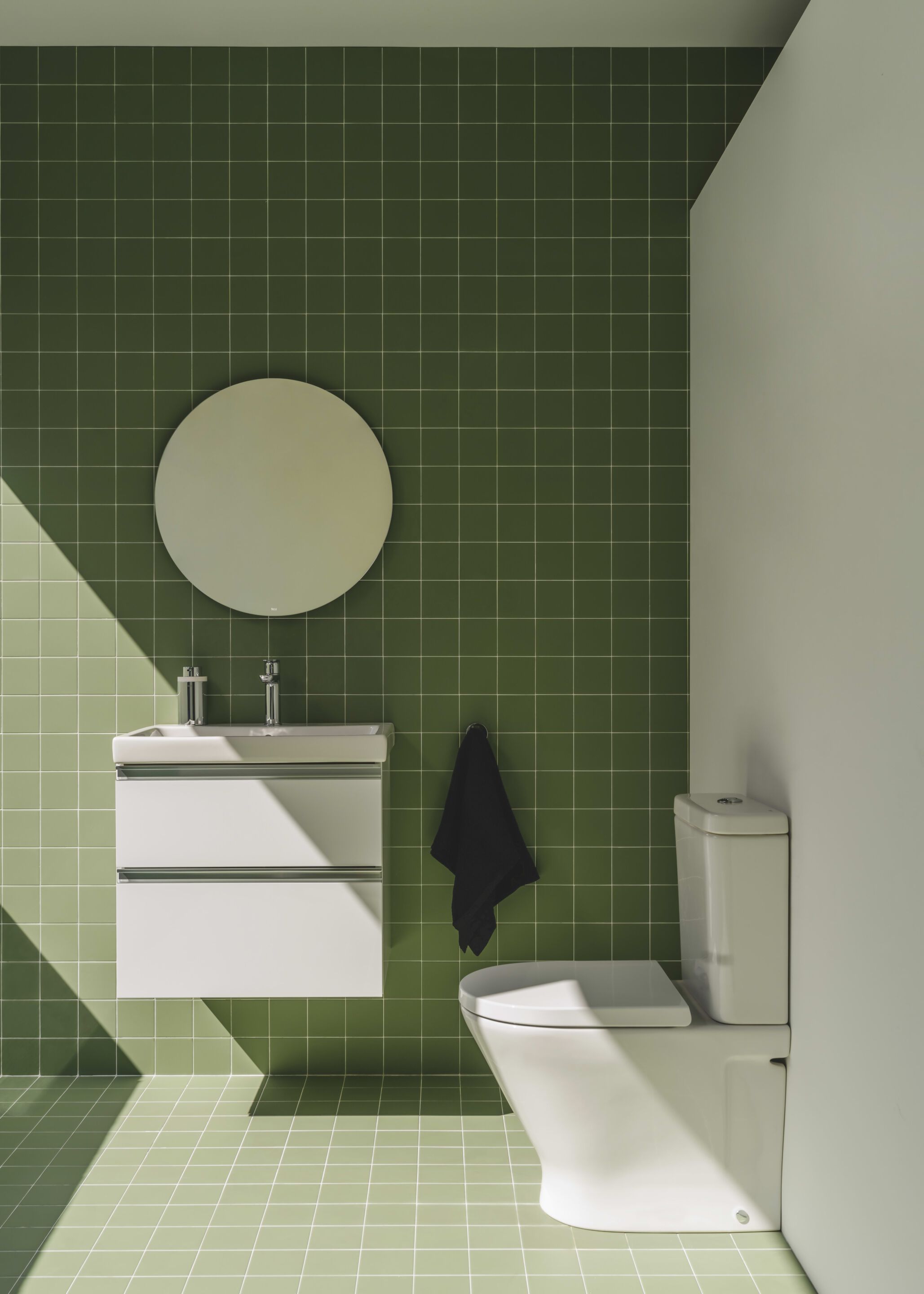 Деревянный шкаф для умывальника со встроенной раковиной Roca The Gap ARCH-00126948 - Вид №2