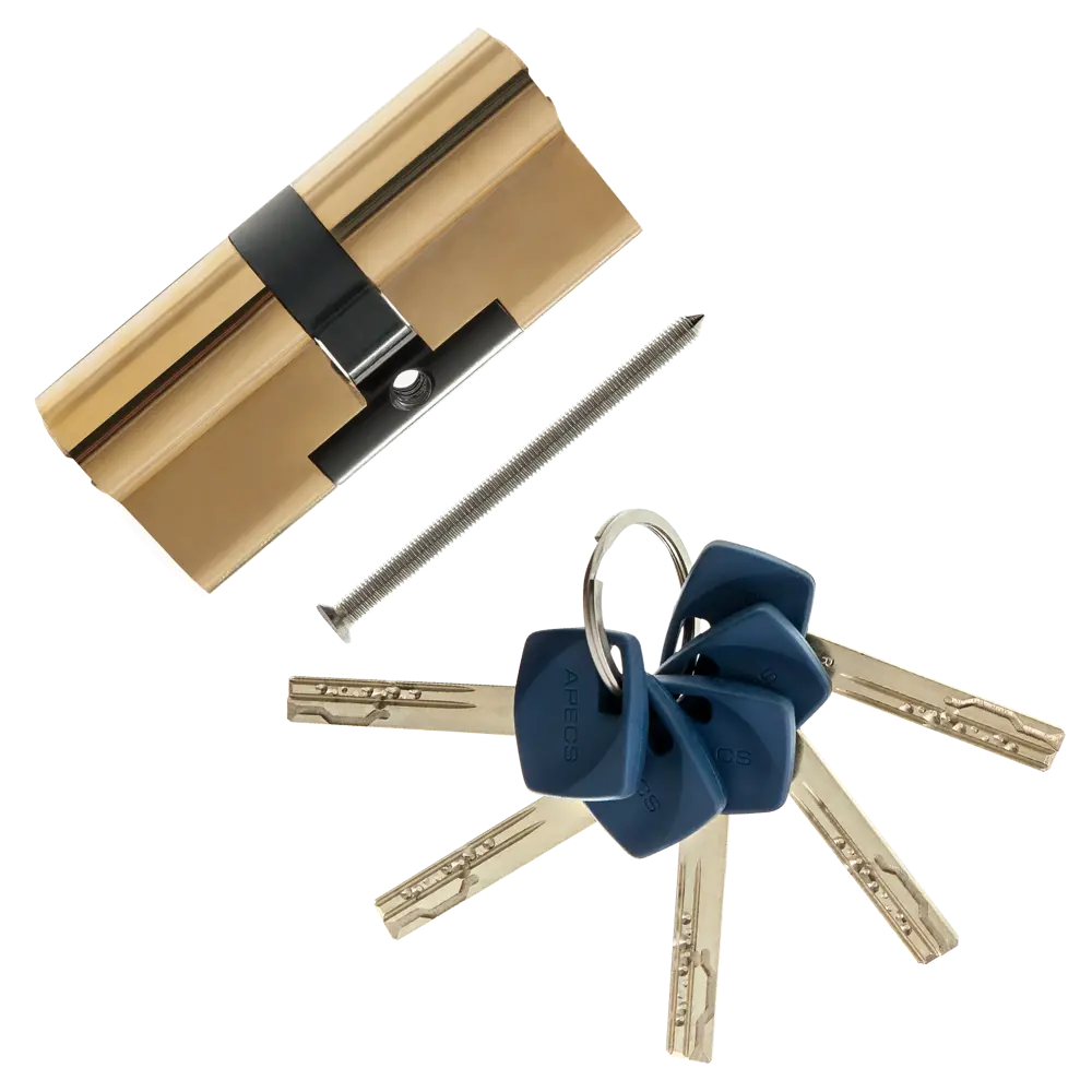 Цилиндр Apecs Premier XR-70-G, 35x35 мм, ключ/ключ, цвет золото 82379072 STLM-2178275 ЦИЛИНДР APECS PREMIER XR-70-G КЛЮЧ-КЛЮЧ - Вид №1