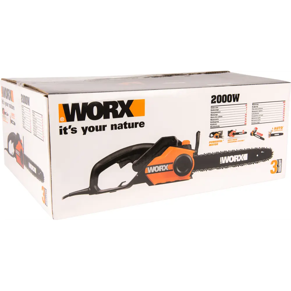 Электропила WORX WP311E с автоматической смазкой цепи 82600071 STLM-1581363 - Вид №12